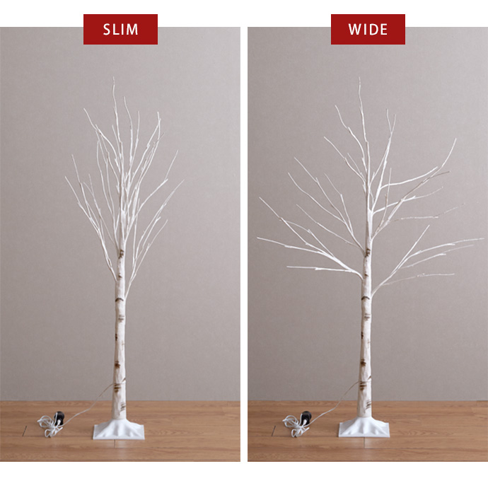 g156007]【高さ150cm】Schnee 白樺風ツリー クリスマスツリー | 家具