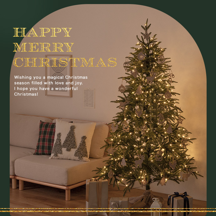 g156020]【オーナメントセット】Abete 高さ120cm クリスマスツリー+