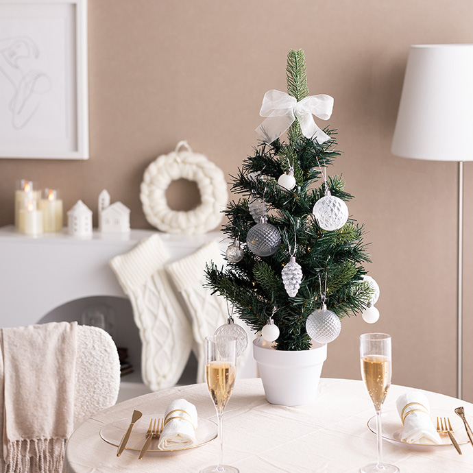 g156025]【高さ90cm】Moi クリスマスツリー オーナメントセット