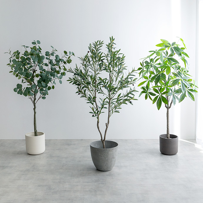 g162010]【高さ85cm】Nature 光触媒人工観葉植物 ユーカリ 観葉植物