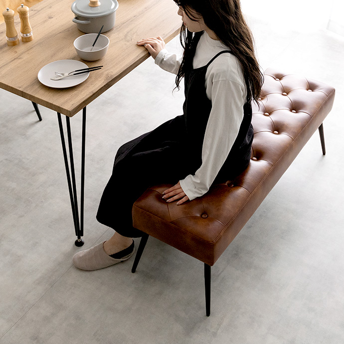 g167007]【幅110cm】Albie ダイニングベンチ ダイニングチェア | 家具