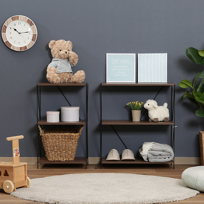 g11533]【幅62cm】Ezbo ワイヤーラック3段 ラック | 家具・インテリア