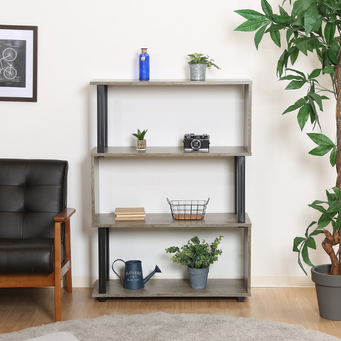 g11546]【幅80cm】Fit S型ディスプレイラック 3段 ラック | 家具