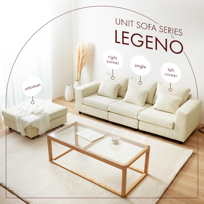 g118054]【単品】Legeno 1人掛けソファ 1人掛けソファー | 家具