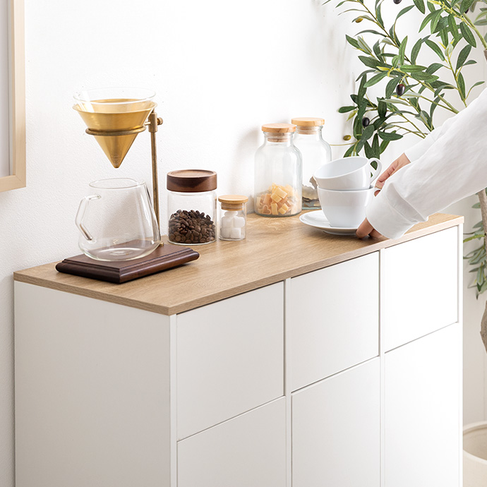 g134080]【幅74.5cm】Toy 3連式ゴミ箱 ゴミ箱 | 家具・インテリア通販