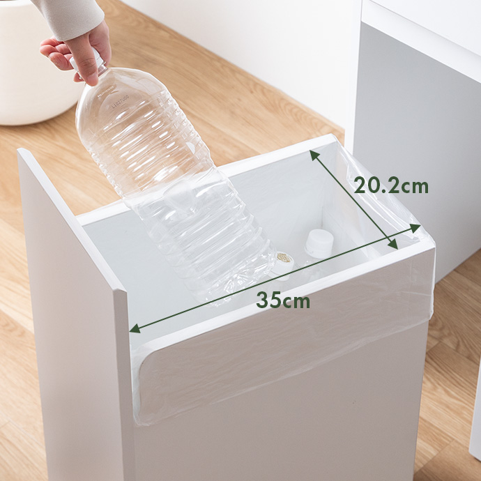 g350039]【幅60cm】Basurero ゴミ箱付きキッチンラック レンジ台