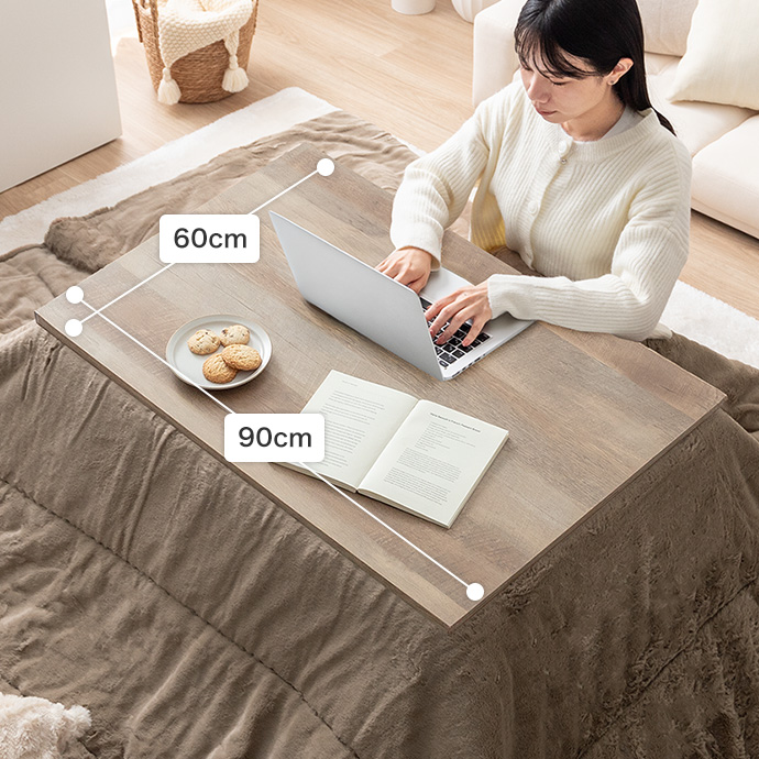 g78538]【長方形:天板 90cm×60cm】こたつテーブル こたつテーブル