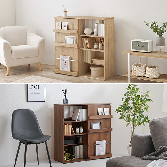 g78599]【幅91cm】Tuuli ブックシェルフ 本棚 | 家具・インテリア通販