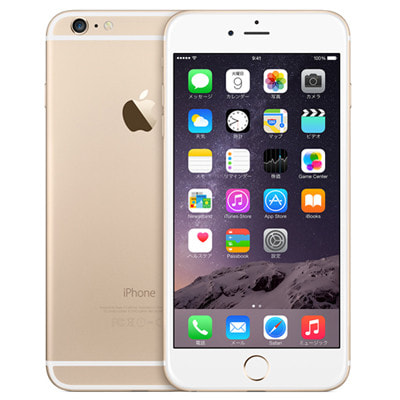 au iPhone6 Plus 64GB A1524 (NGAK2J/A) ゴールド|中古スマートフォン