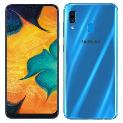 Galaxy A30 SCV43 ブルー【UQmobile版 SIMFREE】|中古スマートフォン