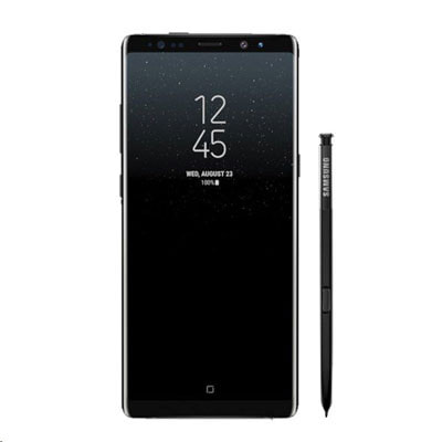 SIMロック解除済】au Galaxy note8 SCV37 Midnight Black|中古