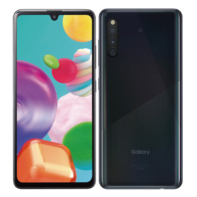 Galaxy A41 SCV48 Black【UQmobile版 SIMフリー】|中古スマートフォン