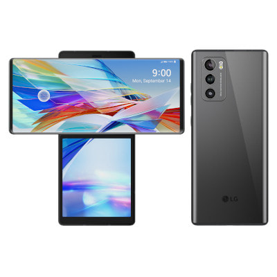 LG Wing 5G LM-F100N 128GB Aurora Gray【韓国版 SIMフリー】|中古
