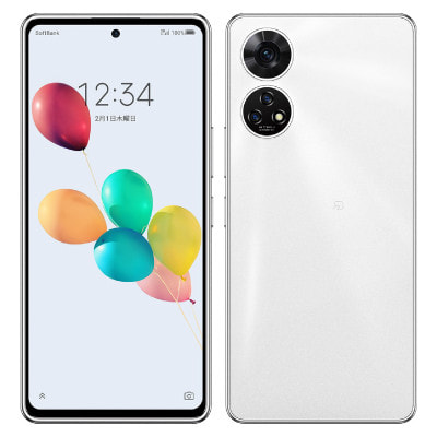 あんしんファミリースマホ A303ZT ホワイト【SoftBank版SIMフリー