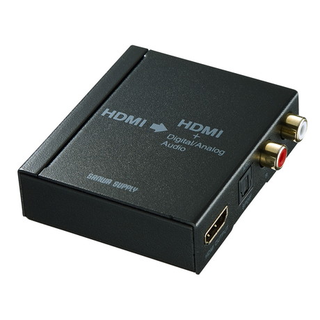 VGA-CVHD5: HDMI信号オーディオ分離器(光デジタル/アナログ対応