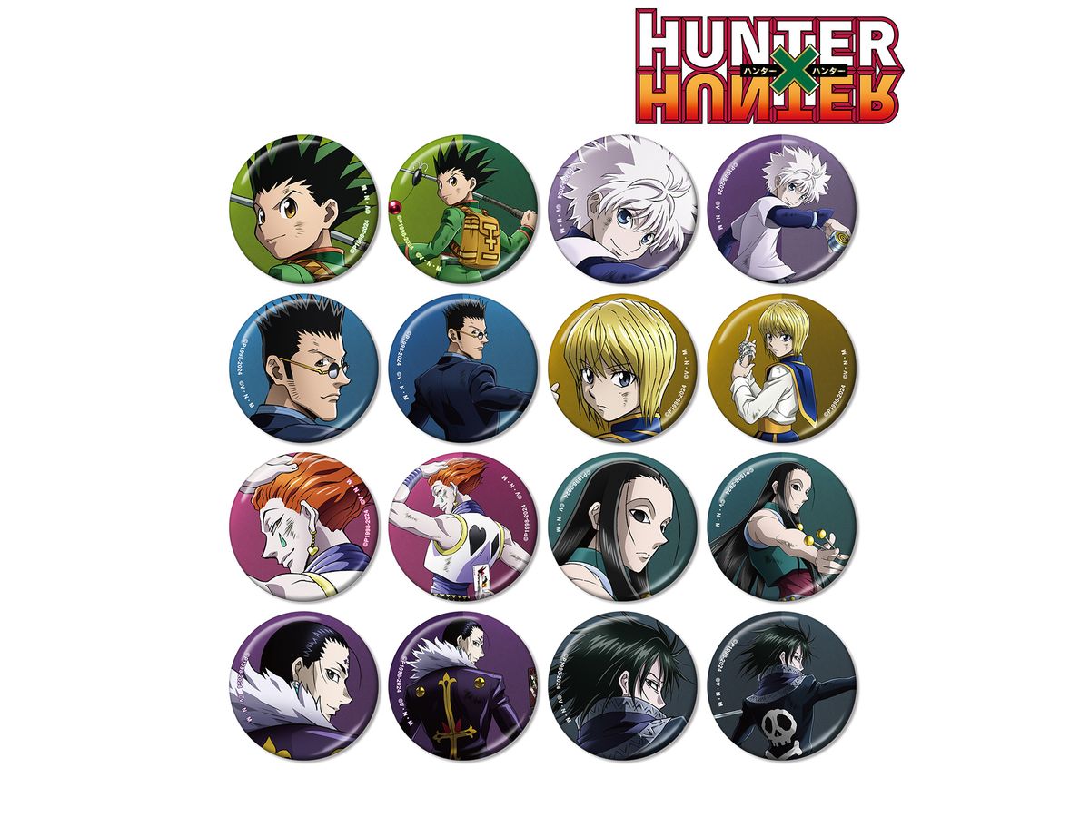 HUNTER x HUNTER: 描き下ろし 戦う背中ver. メタリック缶バッジ 1Box