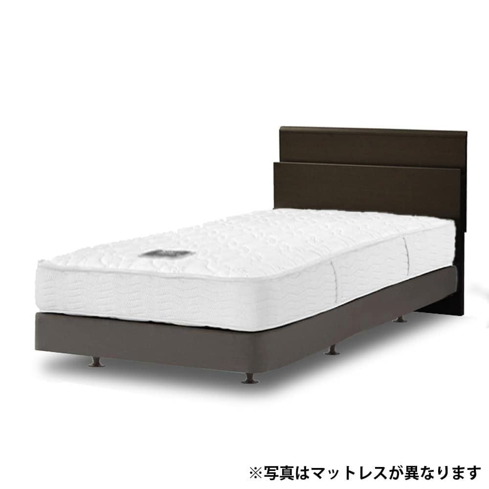 シモンズ］ セミダブルベッド ノエマスリムシェルフ ダブルクッション