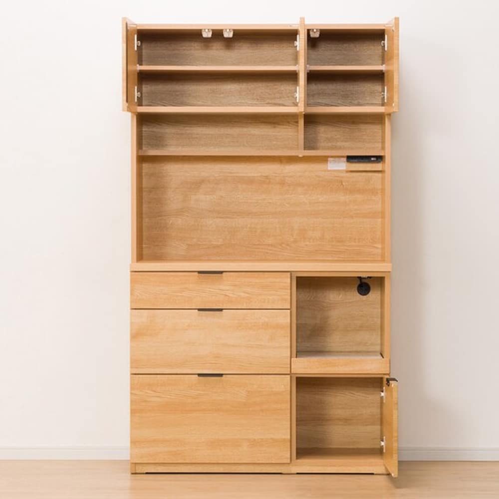 ダイニングボード キッチンボード エトナ 105KB LBR ライトブラウン <N