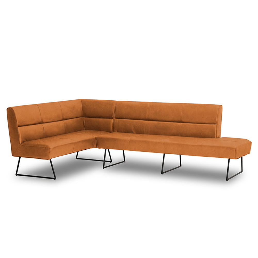 レザーテックス】 LDソファセット マルクト 右コーナー (クロム