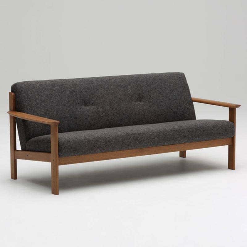 カリモク］【地域限定】3人掛ソファ(大) オークタウン W13113ZHG