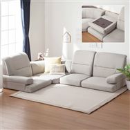 【Hamama】ローソファ 楽天市場】【メーカー直送】インド綿100%の連結できるフロアソファ