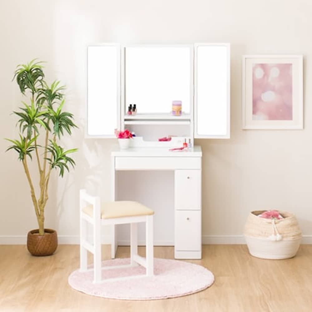 ドレッサー・鏡台 R 三面鏡ドレッサー(DR-007 MBR) | ニトリネット【公式】 家具