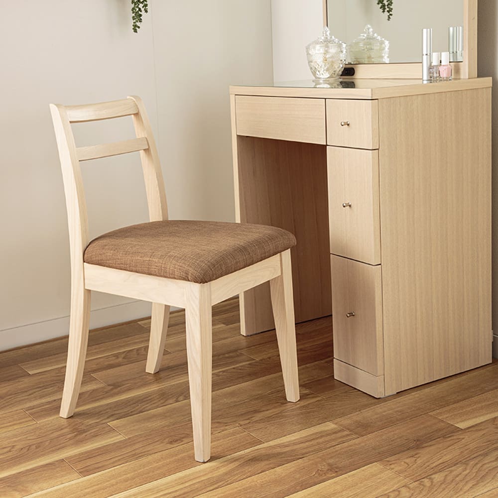 ドレッサー カプリス 一面鏡 WW（ホワイト）(一面鏡 5Y)ﾎﾜｲﾄ): 収納