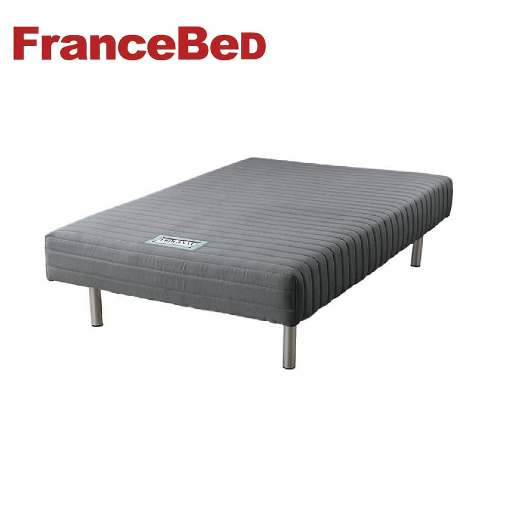 フランスベッド] セミダブルベッド ミハシー 脚高250mm（ブラック