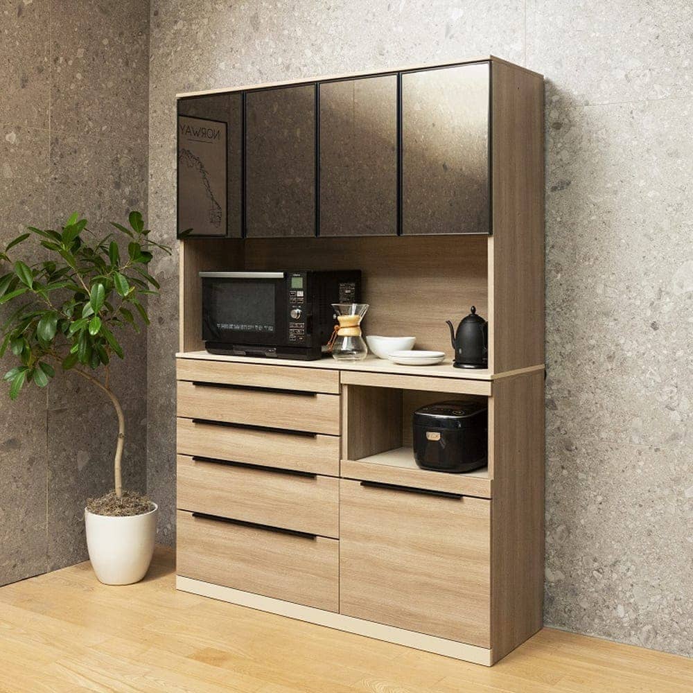 綾野製作所] キッチンボード アリシア RE－140FU/RE－E140K