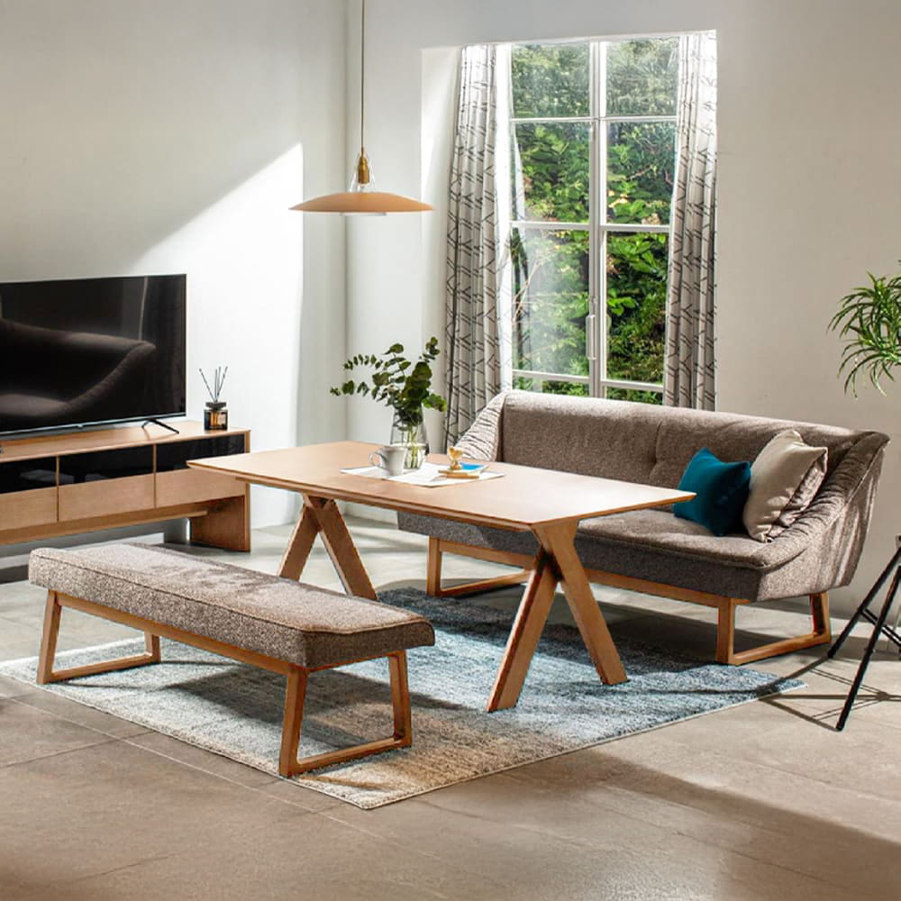 カリモク］【地域限定】LD3点セット NEU (ノイ) ラウンジテーブル+