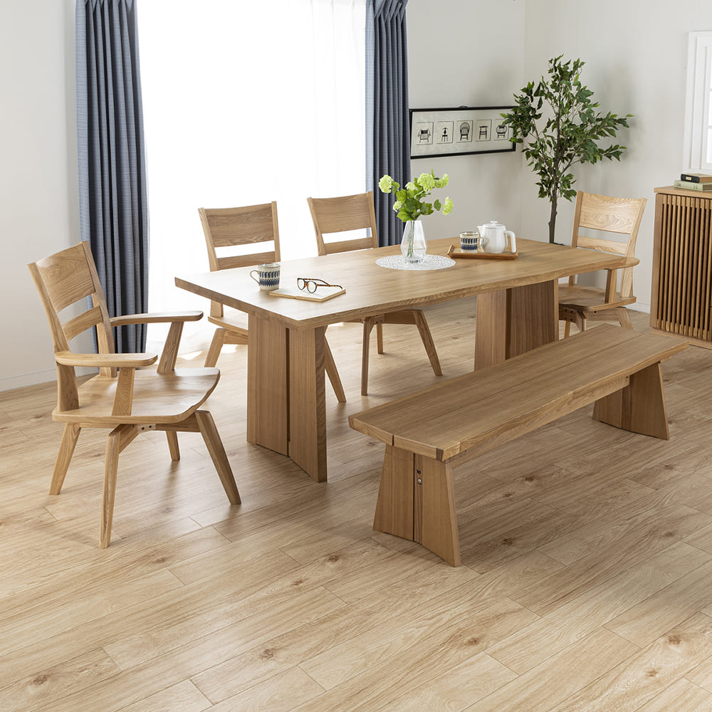 富士ファニチャー R2270C ダイニングセット(チェア4脚) Dining Table