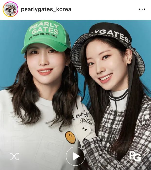 ゴルフの人気ブランド「パーリーゲイツ」の韓国版インスタグラム