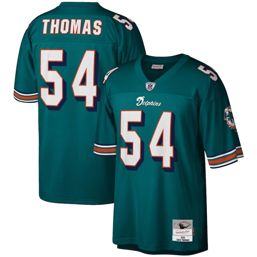 Miami Dolphins Zach Thomas 2004 Teal Legacy Jersey