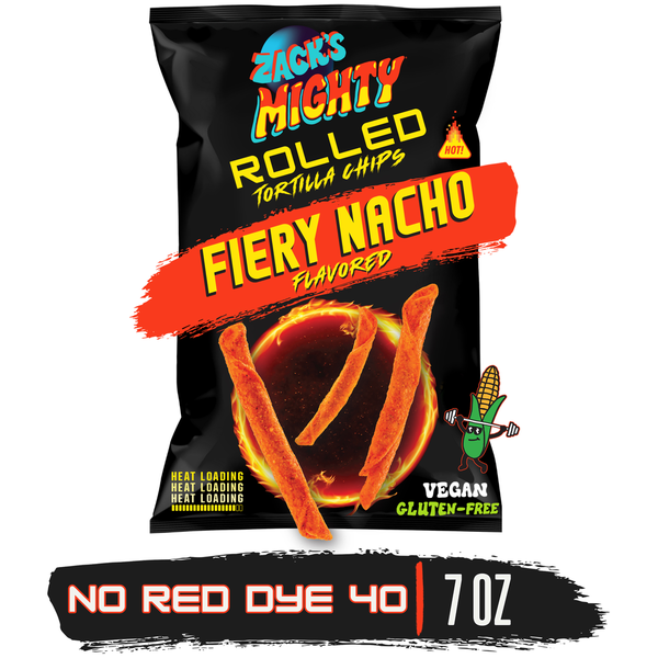 Zack's Mighty Fiery Nacho Rolled Tortilla Chips Same-Day Delivery