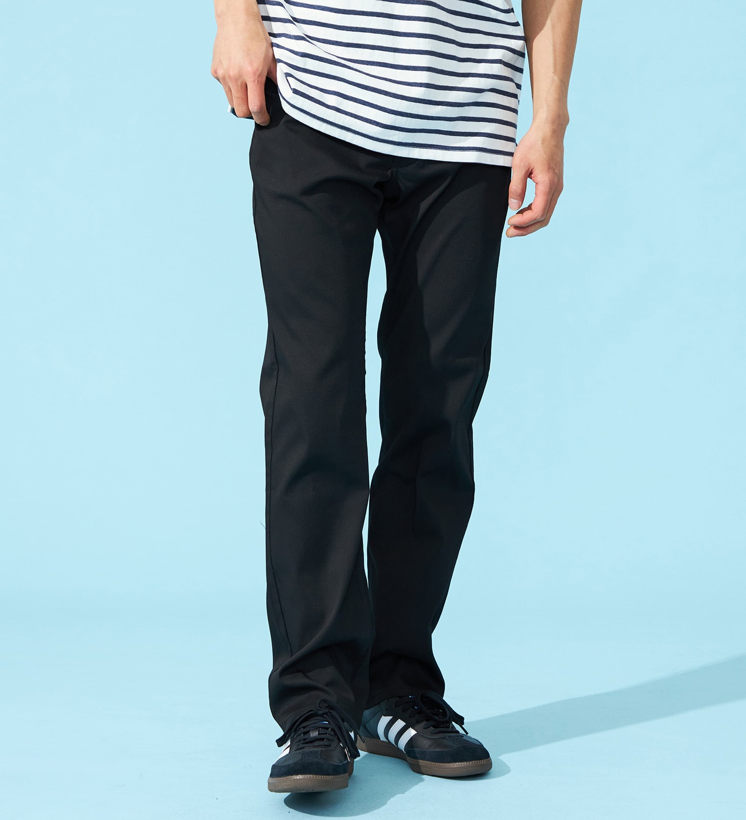 予約P】【WEB限定】【涼】ハタラクロ メンズ COOL ストレートパンツ