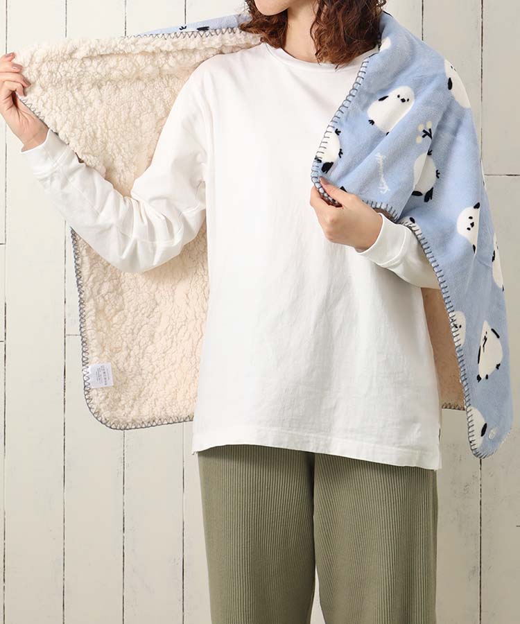 スワンネル3wayひざ掛け ブランケット おすすめ 可愛い かわいい