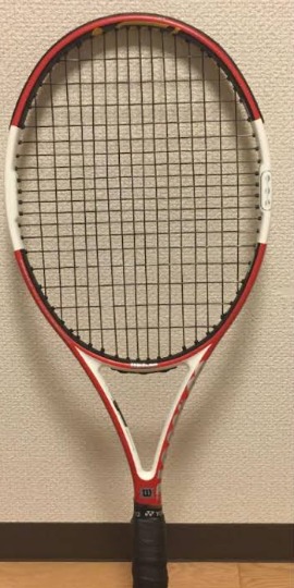 ピンクの猫］Wilson テニスラケット nSIX-one 95 2本 c25110357c.jpg