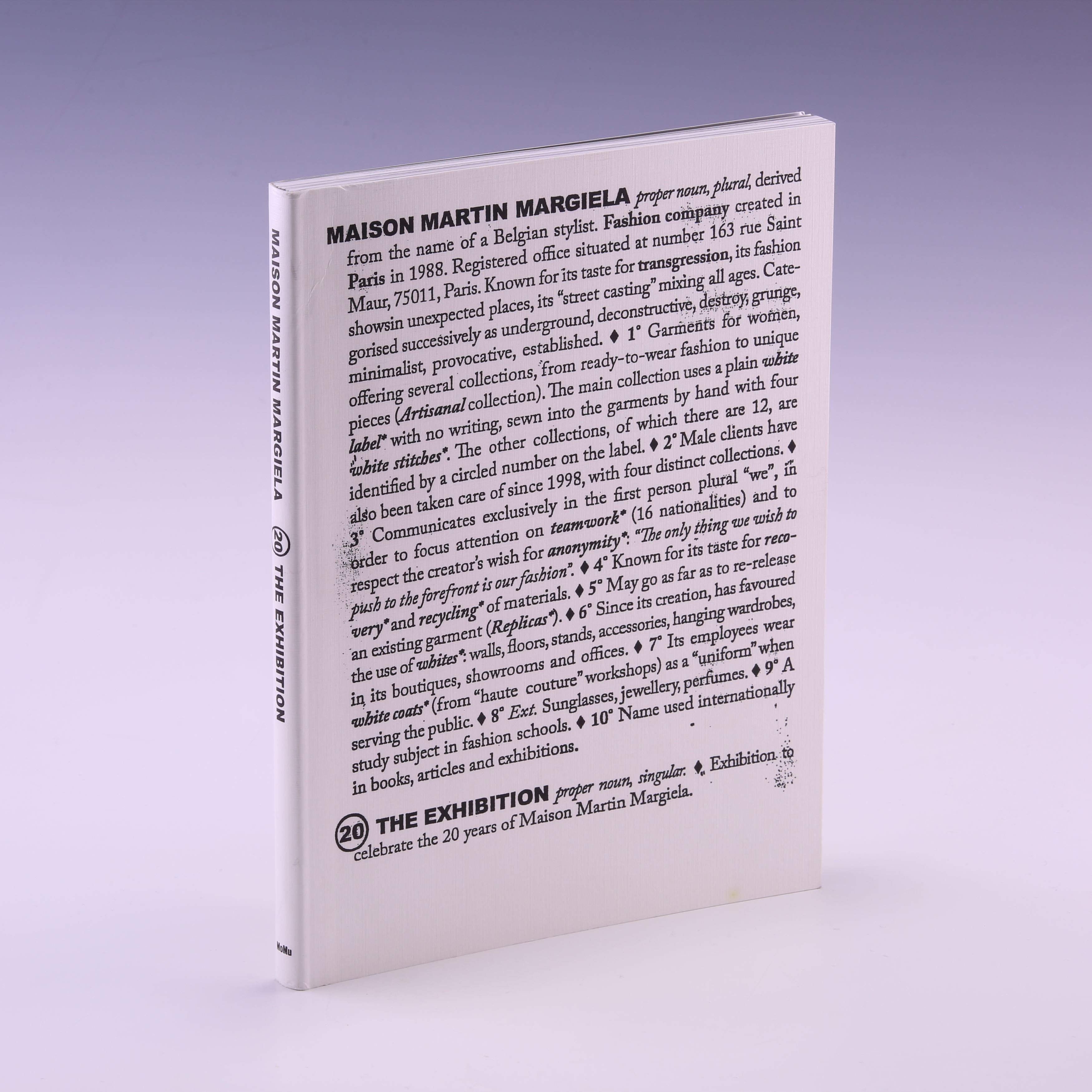 Maison Martin Margiela: 20 Years The Exhibition by various