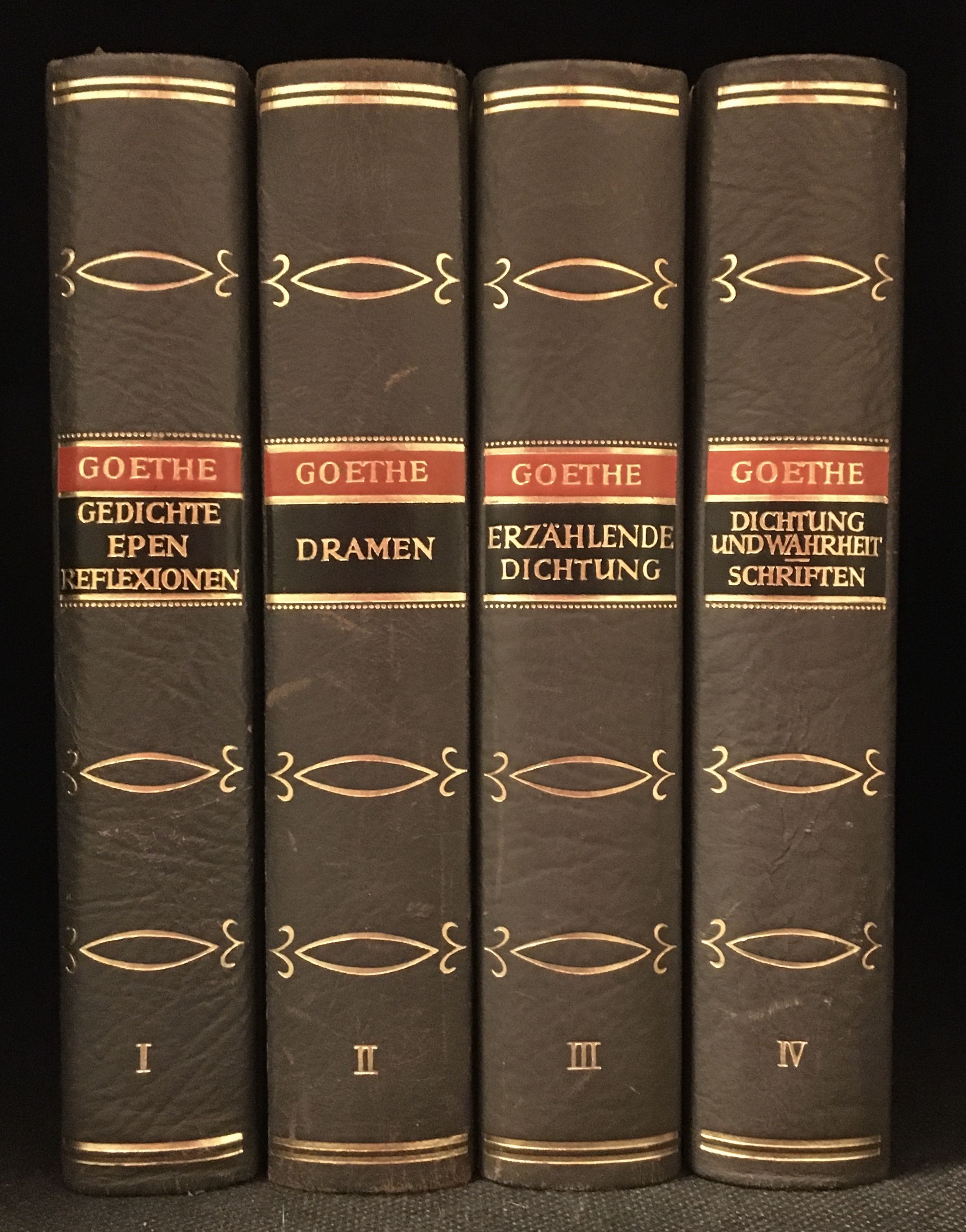 Goethes Werke (4 Volumes) by Goethe, Johann Wolfgang Von