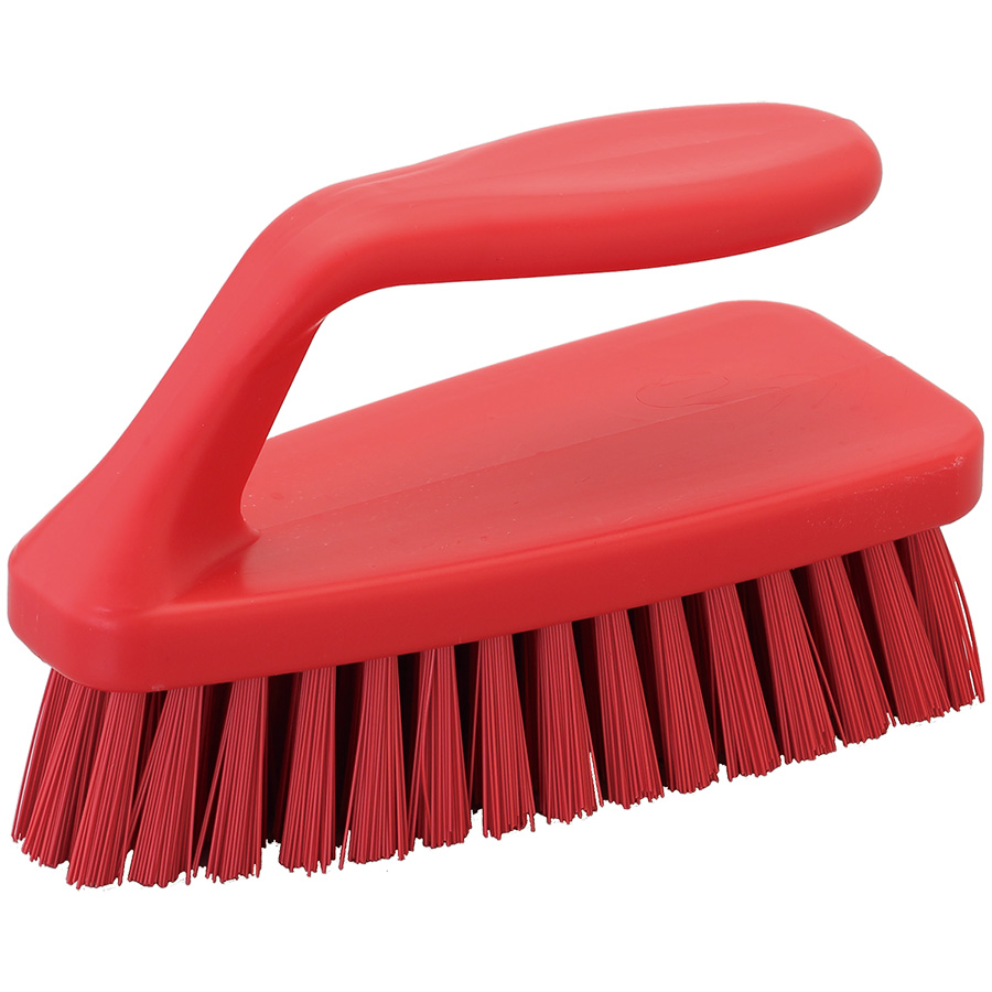 ハンドブラシ アイロンハンドルブラシ レッド 40024EC05