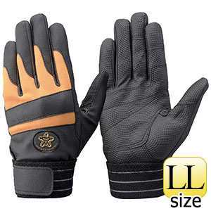 トンボレックス 消防団マーク手袋 合成皮革 E－843RD L