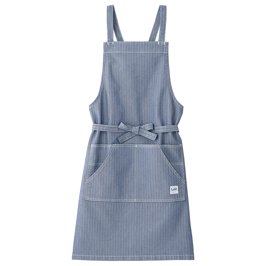 胸当てエプロン LCK79003－28 ブルー| 作業服・作業着