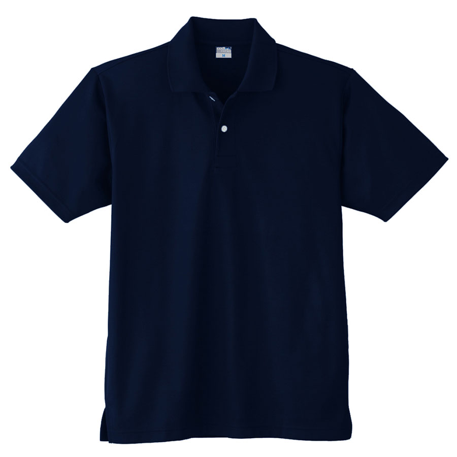 DRY 半袖ポロシャツ （ポケットなし） 9010 1 ネービー| 作業