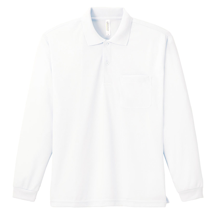 ドライ長袖ポロシャツ ポケット付き 00335－ALP 001