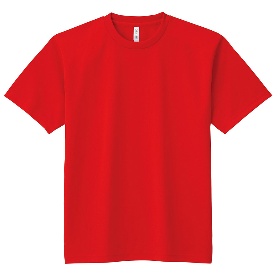 ドライTシャツ 00300－ACT 010 レッド SS～LL