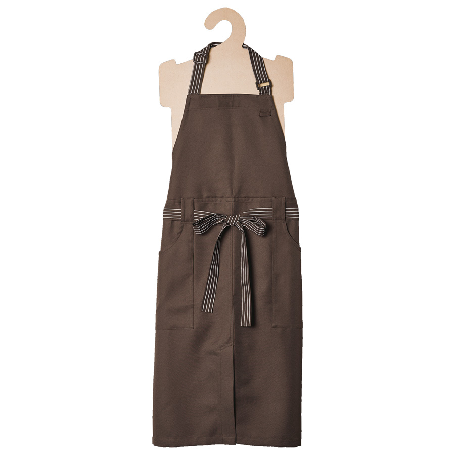 首かけエプロン 5201 06 ブラウン| 作業服・作業着 | 【ミドリ
