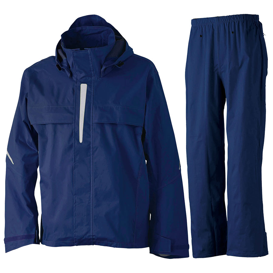 雨衣 3450 オールマインド 360° ネイビー | 【ミドリ安全】公式通販