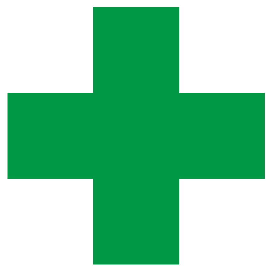 緑十字ステッカー 371－10 45×45 10枚入 | 【ミドリ安全