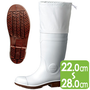 超耐滑安全長靴 NHG1000 スーパーフード ホワイト 大
