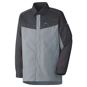 ベルデクセルフレックス 男女共用 シャツ VES2853上 グレー